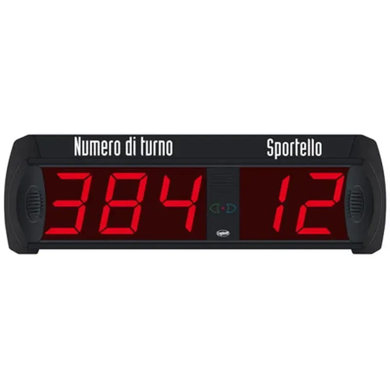 Afficheur file d'attente - 3 chiffres + guichet 2 chiffres