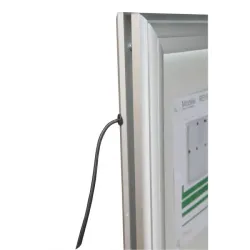 Vitrine d'extérieur murale épaisseur 35 mm éclairage led - Reverso