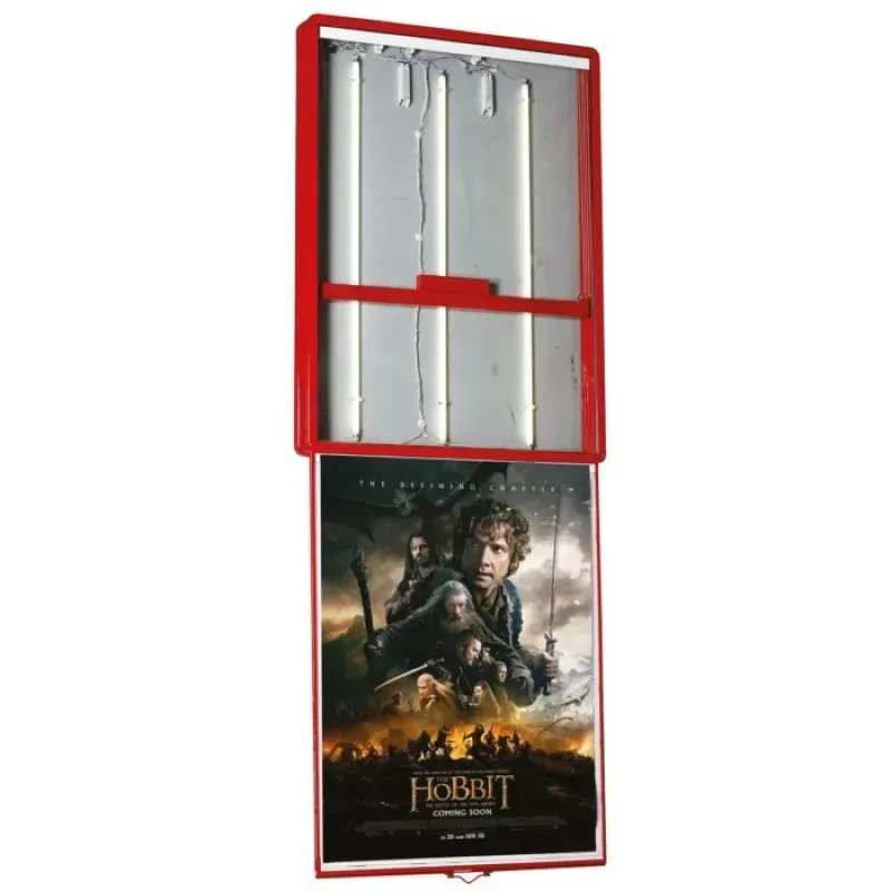 Caisson cinéma pour affichage extérieur grand format