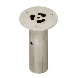 Potelet amovible clé pompier en inox Toscane - Tête bombée