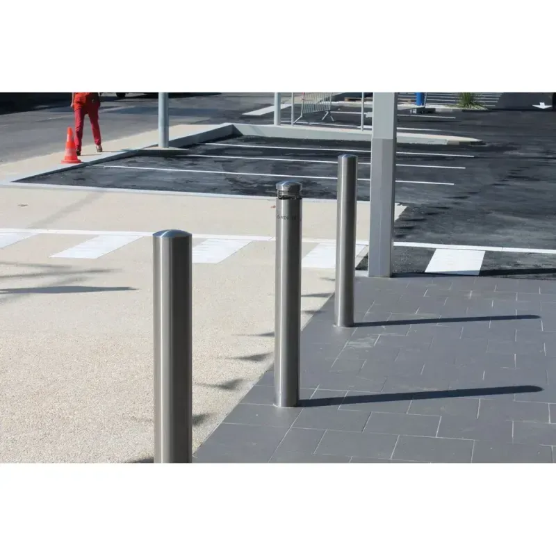 Cendrier inox tête amovible - Fixation murale - Mobilier urbain