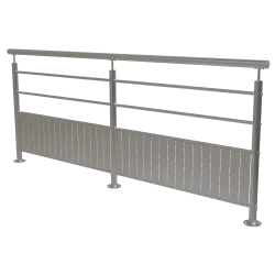 Garde corps de quai inox en kit