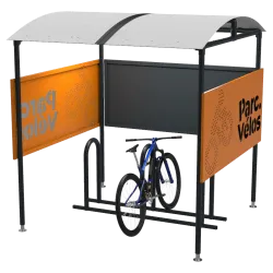Abri ajouré Parkéo pour stationnement vélo