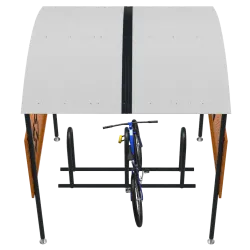 Abri ajouré Parkéo pour stationnement vélo