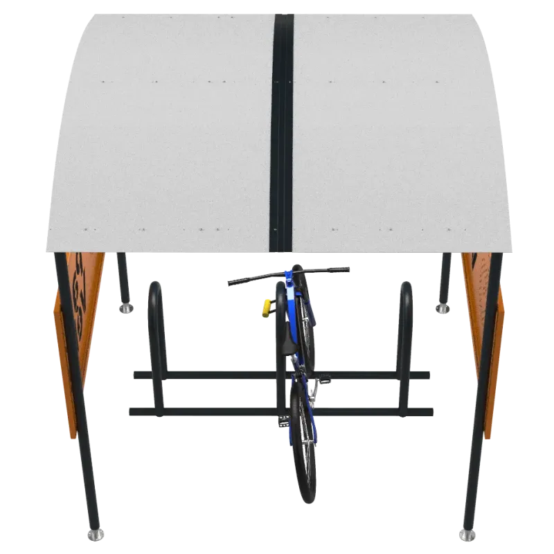 Abri ajouré Parkéo pour stationnement vélo