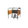 Abri ajouré Parkéo pour stationnement vélo