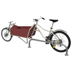Rangement vélo cargo en inox