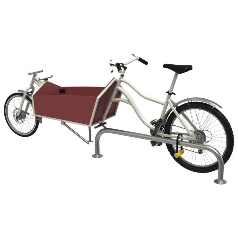 Rangement vélo cargo en inox