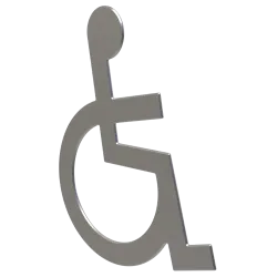 Plaque en inox de stationnement