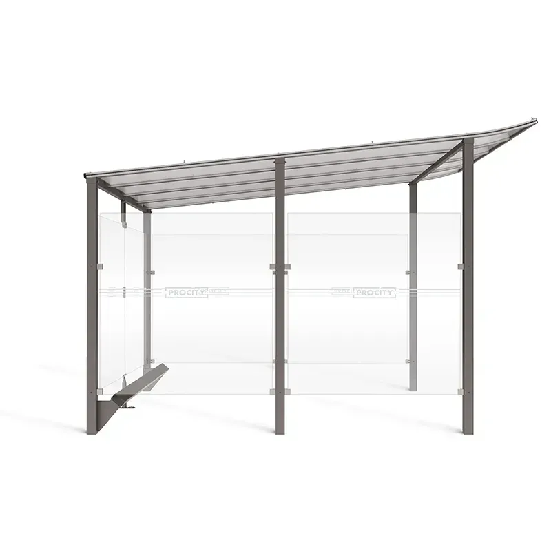 Bardages pour abri vélos extérieur modèle Modulo