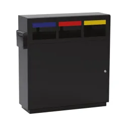 Cendrier à fixer sur poubelle de tri séléctif Medial Verona et Amster