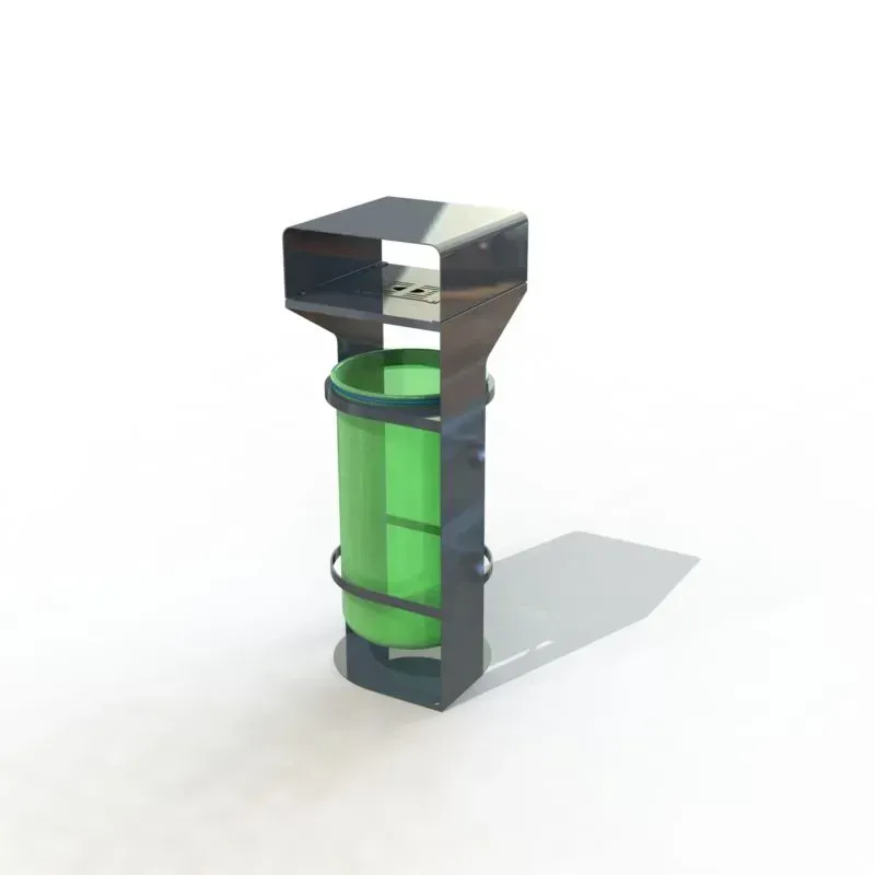 Poubelle de ville en acier - Gap