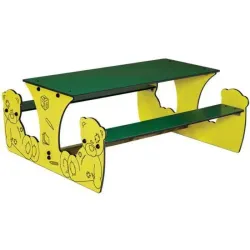 Table pique Ourson pour petite enfance