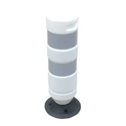 Balise J11 blanche 1/4 tour sur socle - Souple