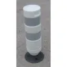 Balise J11 blanche 1/4 tour sur socle - Souple