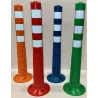 Poteau de jalonnement flexible PVC