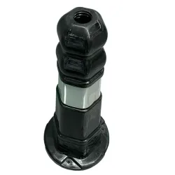 Borne hexagonale à mémoire de forme