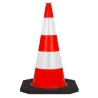 Cône de chantier K5A 7 kg hauteur 90 cm - Embase PVC recyclé