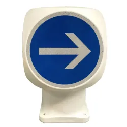 Balise de giratoire B21 cube