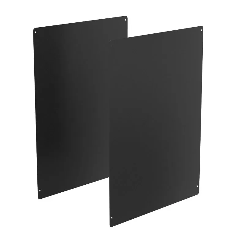 Lot de 2 habillages en acier pour poubelle Rossignol Alitri