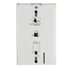 Poubelle hygiénique avec distributeur