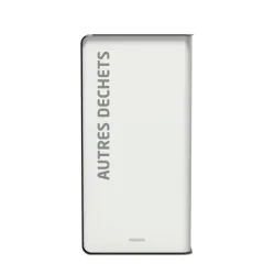 Poubelle de tri sélectif avec support de sac sur glissière - Cubatri