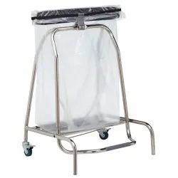 Collecteur poubelle à clapet inox - Hermix