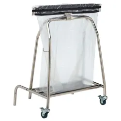 Collecteur poubelle à clapet inox - Hermix