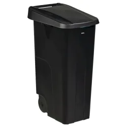 Poubelle de tri sélectif à roulettes en plastique recyclé - Movatri