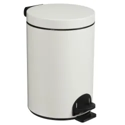 Poubelle à pédale seau antibactérien en Inox - Sanelia