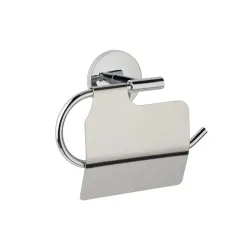 Porte rouleau papier toilette avec ou sans couvercle - Sanea