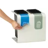 Poubelle de tri sélectif de bureau 2 ou 3 bacs Rossignol Tribu