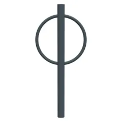 Support vélos cintre avec tête bombée - Cyclo