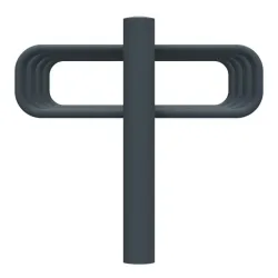 Support vélos 2 x 4 places avec tête bombée - Cyclo