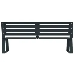 Banc public en métal - Ballade