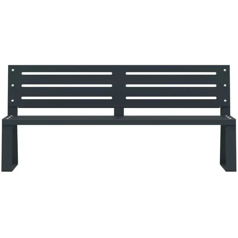 Banc public en métal - Ballade