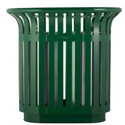 Poubelle de tri sélectif 2 flux d'extérieur - Rossignol Tulipe