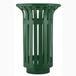 Poubelle de tri sélectif 2 flux d'extérieur - Rossignol Tulipe