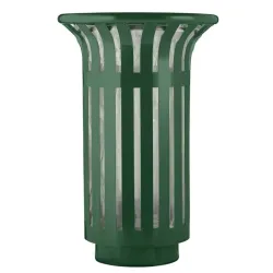 Poubelle de tri sélectif 2 flux d'extérieur - Rossignol Tulipe