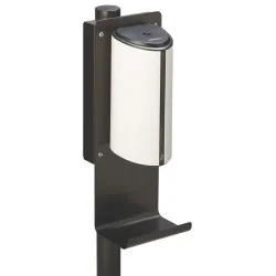 Station de désinfection des mains murale ou pour poteau - Sanimains