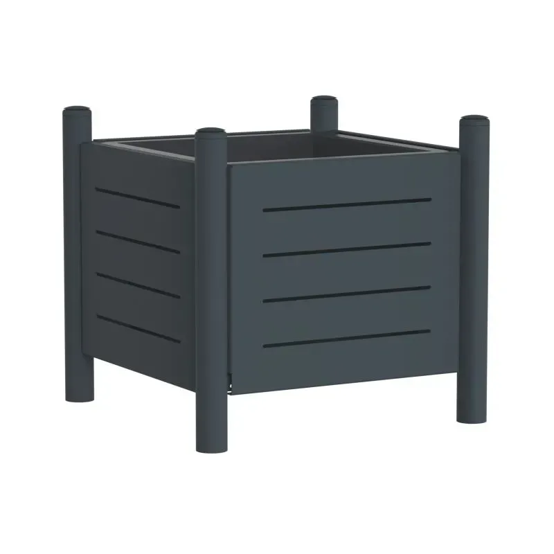 Jardinière 75 litres en métal RAL 7016 - Rossignol Vibrato Métal