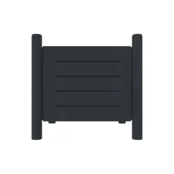 Jardinière 75 litres en métal RAL 7016 - Rossignol Vibrato Métal