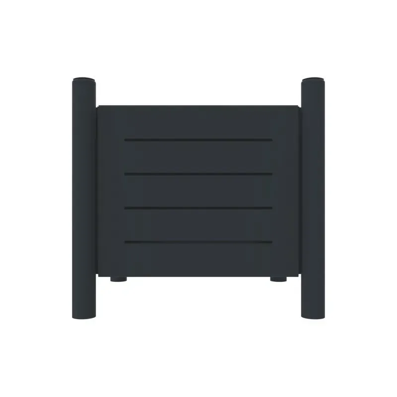 Jardinière 75 litres en métal RAL 7016 - Rossignol Vibrato Métal