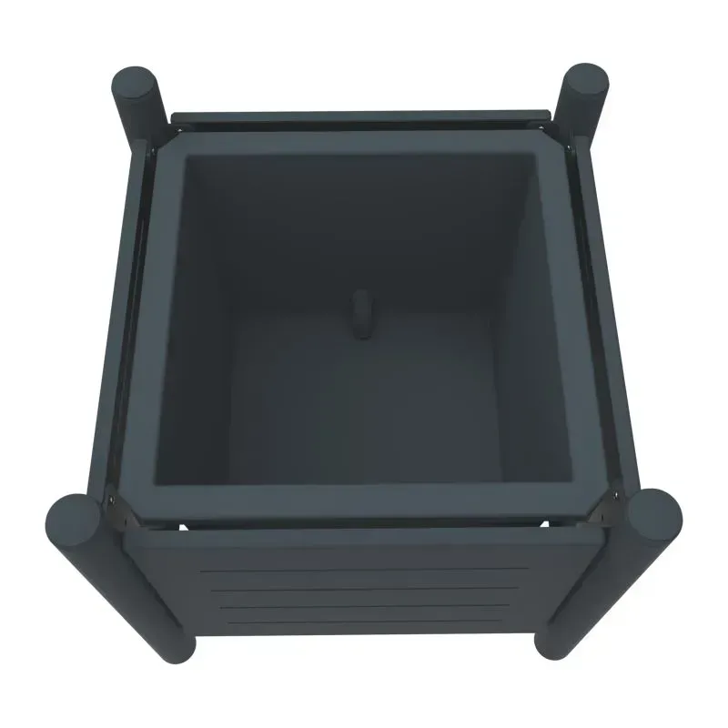 Jardinière 75 litres en métal RAL 7016 - Rossignol Vibrato Métal