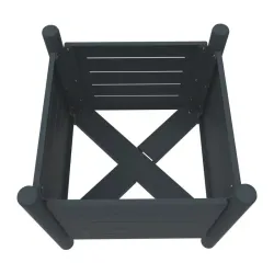 Jardinière 75 litres en métal RAL 7016 - Rossignol Vibrato Métal