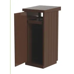 Poubelle de ville béton 130 litres - Rossignol Zeus