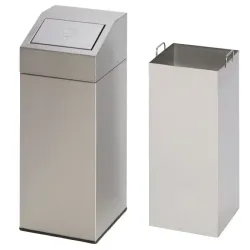 Poubelle de tri sélectif en Inox 45 litres et 76 litres