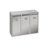 Poubelle de tri sélectif 3 compartiments de 12 litres