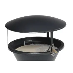 Toit amovible pour cendrier sablier plastique