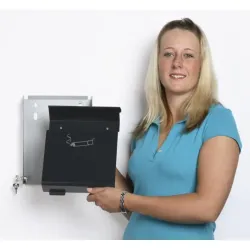 Cendrier mural avec auvent - 2L